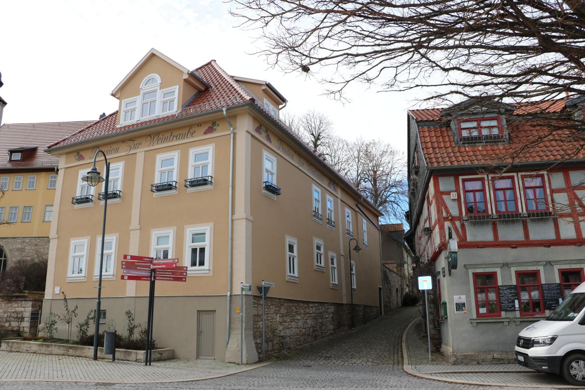 Gasthaus Zur Weintraube Bad Langensalza Exterior foto