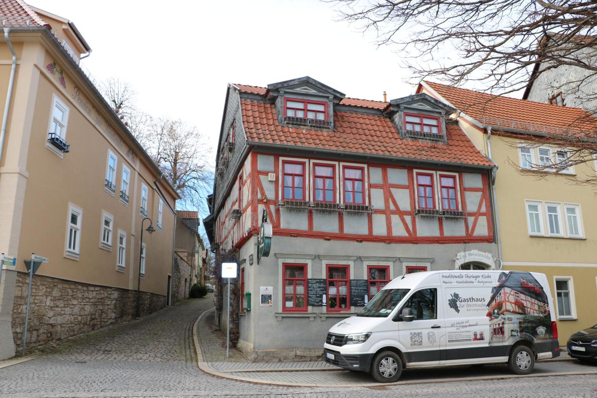 Gasthaus Zur Weintraube Bad Langensalza Exterior foto